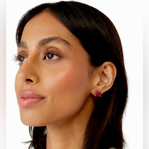 Kate Spade Rise and Shine Garnet Stud Earrings - Picture 3 of 10